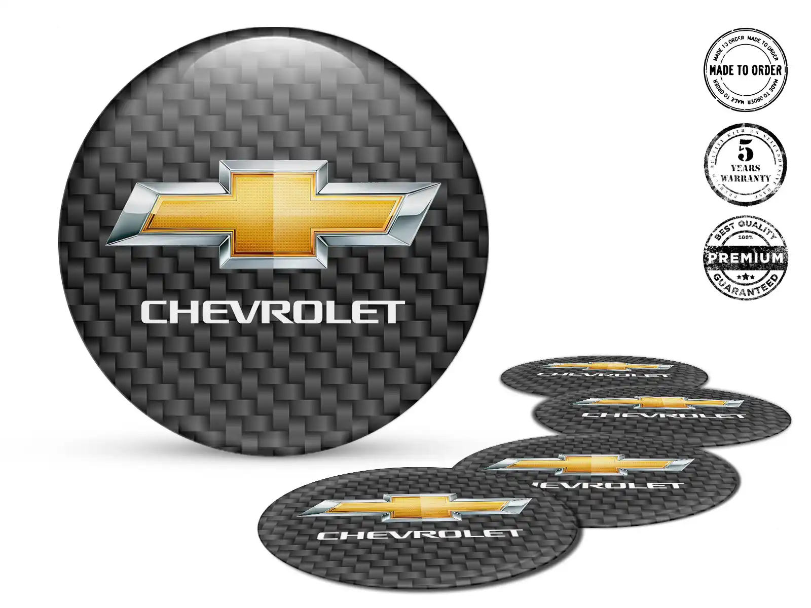 Chevrolet  Radaufkleber Ausgabe Premium Epoxy-Labels